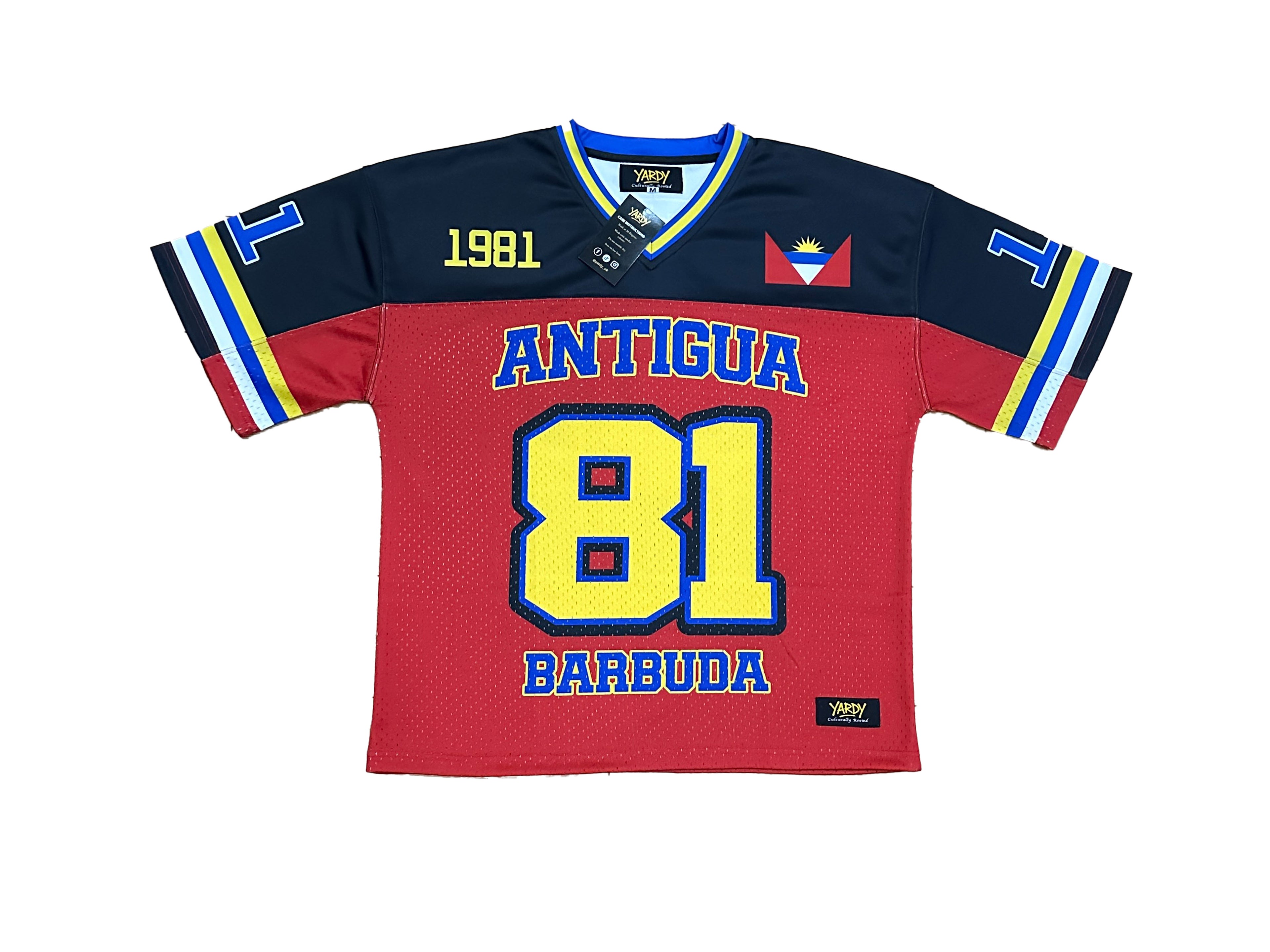ANTIGUA AND BARBUDA 🇦🇬 1981' MESH JERSEY